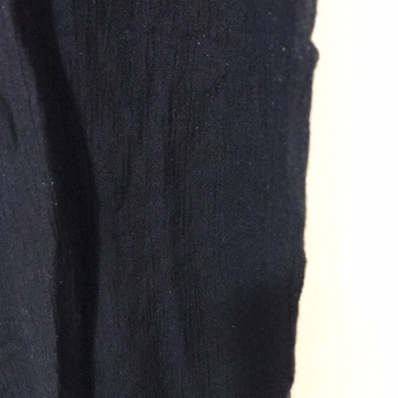 Free people black pants little design at top - Picture 8 of 10